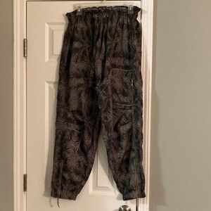 FP Movement by Free People Black Patterned Joggers